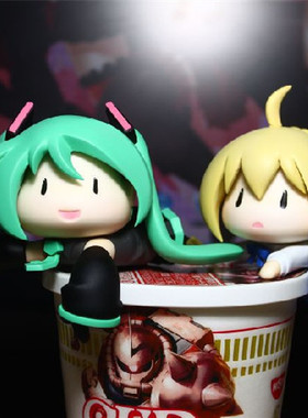 初音未来 miku saber 吾王 萌萌杯面压/泡面压GK手办多色成型