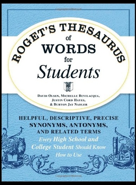 【预售】Roget's Thesaurus of Words for Stude...