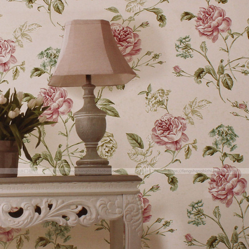 锡布鲁克清新大花seabrook壁纸