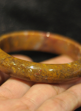 纯天然复古玛瑙玉手镯