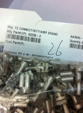 42238-2 泰科/安普 TE/AMP 连接器端子  镀锡 进口原装正品