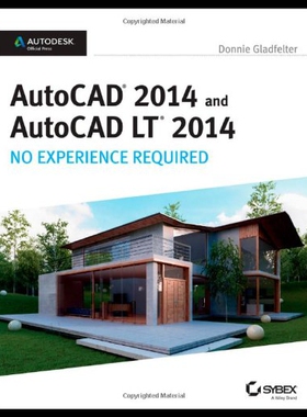 【预售】AutoCAD 2014 and AutoCAD LT 2014: No Experience R
