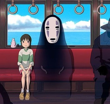 cosplay面具千与千寻宫崎骏漫展