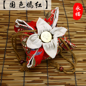 汤婆子纯棉印花布套 传统手工 汤捂子 纯铜暖手宝暖水壶