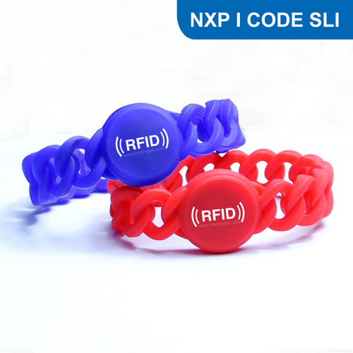 RFID桑拿手牌 IC健身手牌洗浴手牌 RFID手腕带 I CODE SLI芯片
