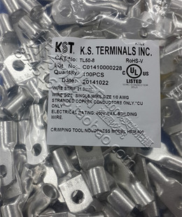 台湾健和兴KST窥口铜接线端子TL10