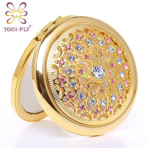 Изысканное портативное складное двусторонное зеркало, делается под заказ