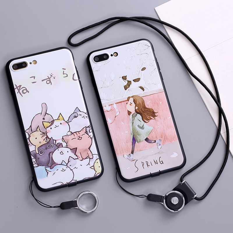 Æ»¹û7/PlusÊÖ»ú¿Ç¿¨Í¨iPhone8½º²Ê¿Çi8pg±£»¤Ìׯ½¹ûÍâºó¸Ç¶¯Âþͼ°¸Æß°Ë´úÈ«°ü±ß³¬±¡ip7СèßäÔ´´ÒâÄг±Å®¿î