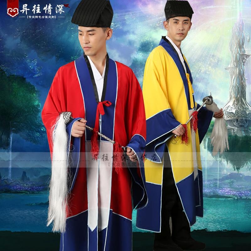 影视剧国师服神仙诸葛公孙策服万圣节捉鬼僵尸服舞台演出服装摄影