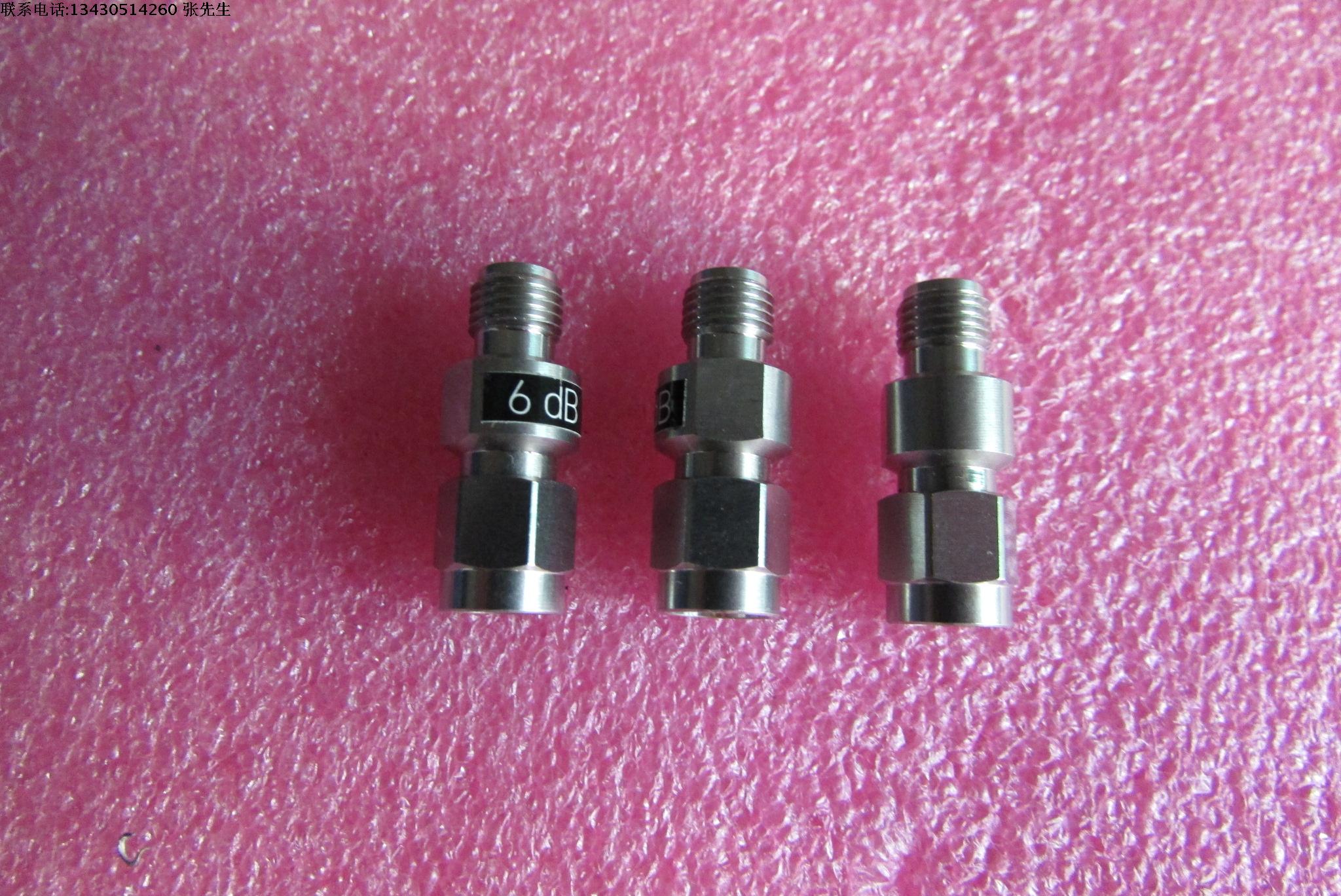 进口6dB DC-18GHz 2W SMA RF 射频微波同轴固定衰减器 质量包好，包能用  可提供详细测试图  成色好 名      称：同轴固定衰减器 衰  减  量: 6dB 频      率：DC-18GHz 接       头：SMA公-SMA母 功       率：2W /瓦