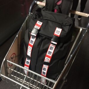 【暑期包邮】飞行系列黑色双肩包 旅行包 行李包超大容量个性背包