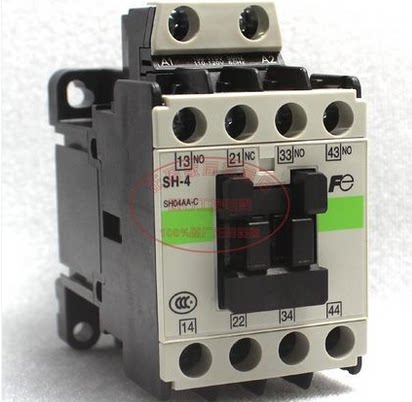 正品富士电磁中间继电器SH-4 SH04AA-C AC110V 220V电梯接触器