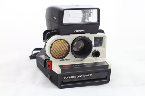 宝丽来POLAROID自动对焦autofocus3500一次成像相机SX-70白色