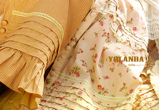 献给亲爱 展示 • 荷叶边森系森女开襟长裙 安 悠兰达