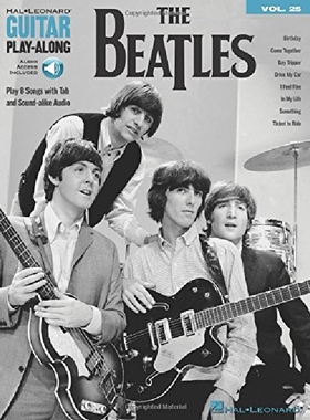 【预订】The Beatles: Guitar Play-Along Volum...