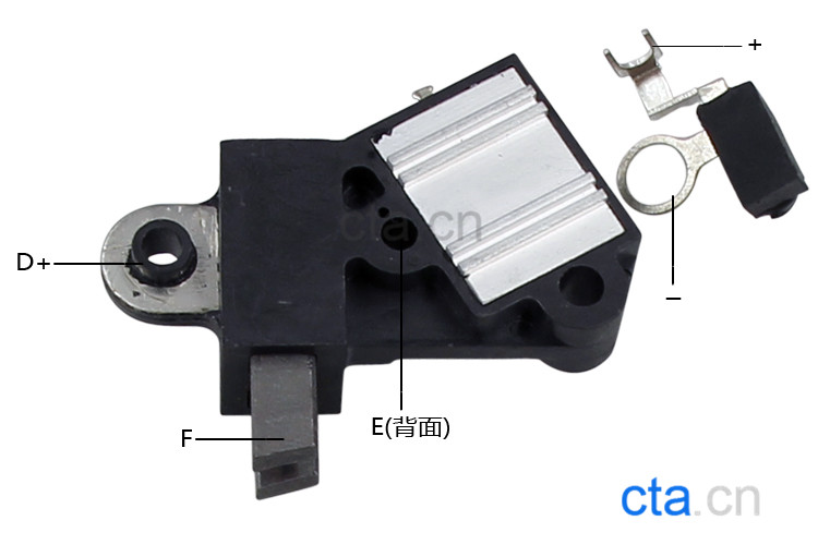 适用于收割机/大东吴（65/90A）/厂家直供 CTA发电机调节器1525D