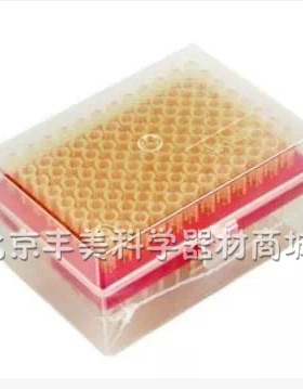 爱思进盒装吸头Thermo移液液器热电枪200ul盒装黄色吸头96支/盒