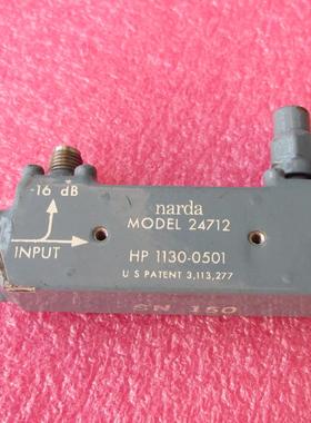 HP 1130-0501 24712 narda 1.45-20GHz 16dB SMA 宽带定向耦合器