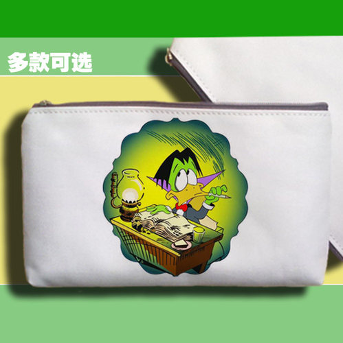 笔袋零钱手机包收纳怪鸭历险记countduckula僵尸奇鸭伯爵鸭达寇拉