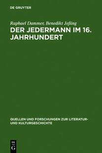 【预售】Der Jedermann Im 16. Jahrhundert: Die Hecastus...