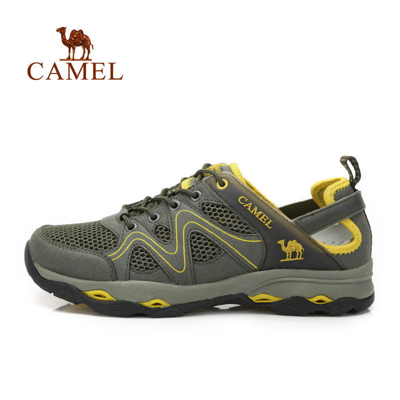 【非卖品】【断码清仓】CAMEL骆驼户外溯溪鞋 男士涉水鞋低帮网