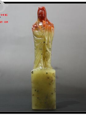 金石篆刻印章 浙江高山石 官印 静瓶观音印章方章【裕和轩】D7-2