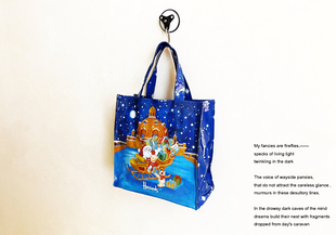 出口外贸原单英国Harrods防水购物环保袋手提袋礼品袋休闲包袋