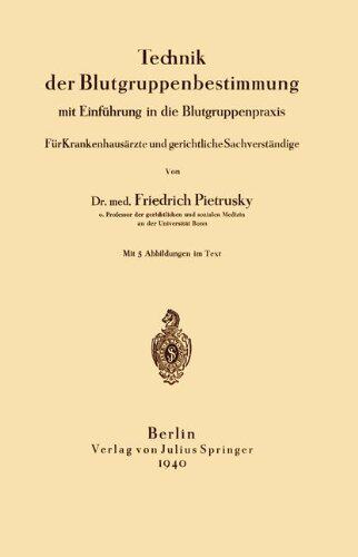 【预订】Technik Der Blutgruppenbestimmung Mi...