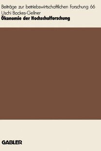 【预售】Okonomie Der Hochschulforschung