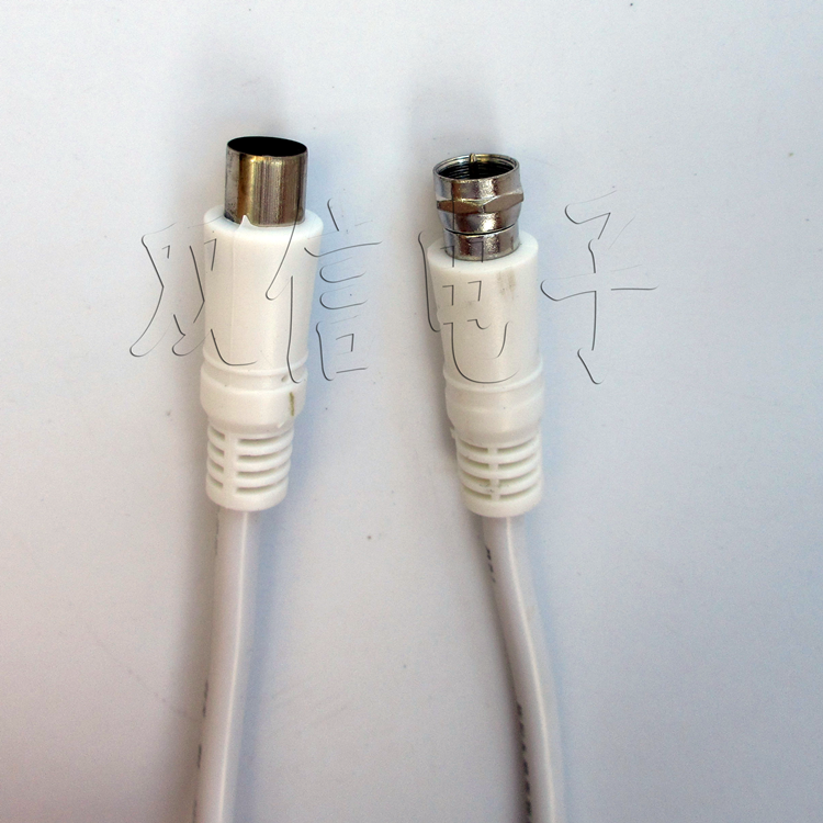 机顶盒专用线 闭路线高清 有线电视信号连接线 英制F头转TV头