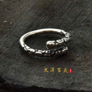 紧箍咒戒指女士情侣对戒男尾戒悟空金箍棒戒子指坏日韩个性NO2179