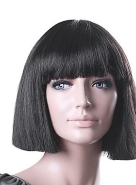 黑色Bob假发 高档 化纤假发