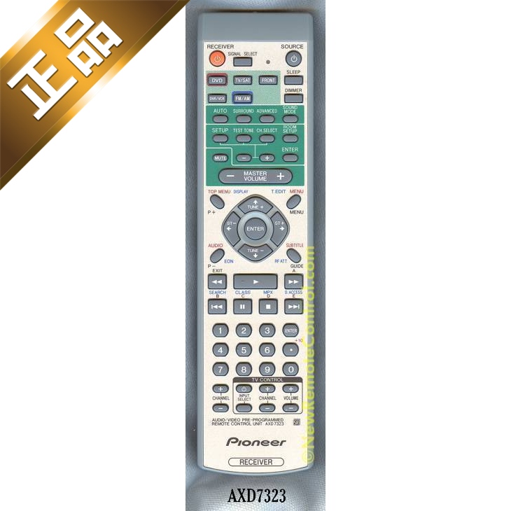 原装先锋PIONEER功放! VSX-C550万能遥控器龘AXD7323全新超值正品