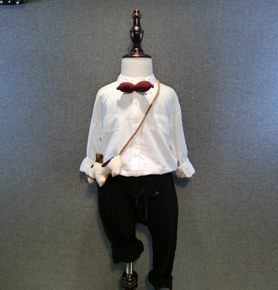 Chemise enfant à manche longue - Ref 2083249 Image 1