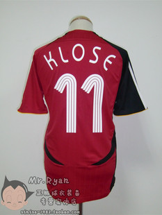 2006 世界杯 06-08 德国 客场球衣 11号 克洛泽/13号 巴拉克 多选