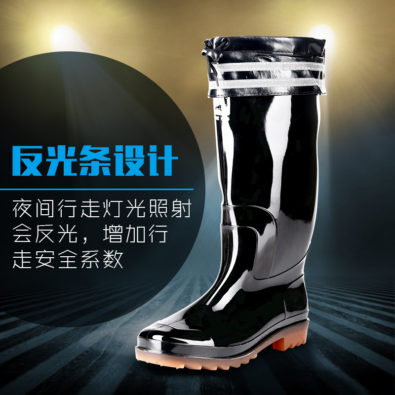 Chaussures - bottes caoutchouc homme pour printemps - semelle tendon - Ref 962395 Image 1