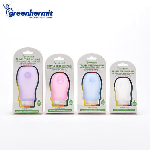 正品峰鸟green-hermit硅胶化妆品分装瓶出差旅游户外洗发水空装瓶