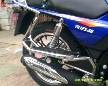 gn太子gn125gs hj125-8男式刀仔摩托车改装后脚踏板货架特价包