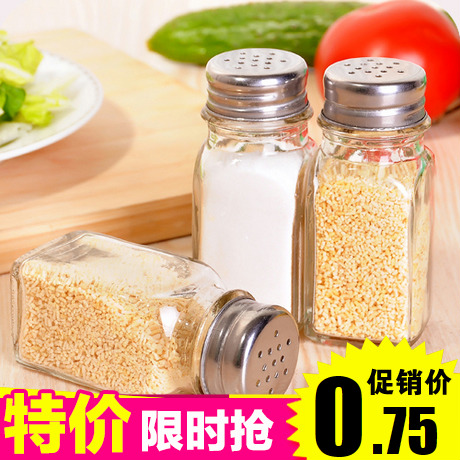 厨房创意风烧烤鸡精玻璃调味瓶