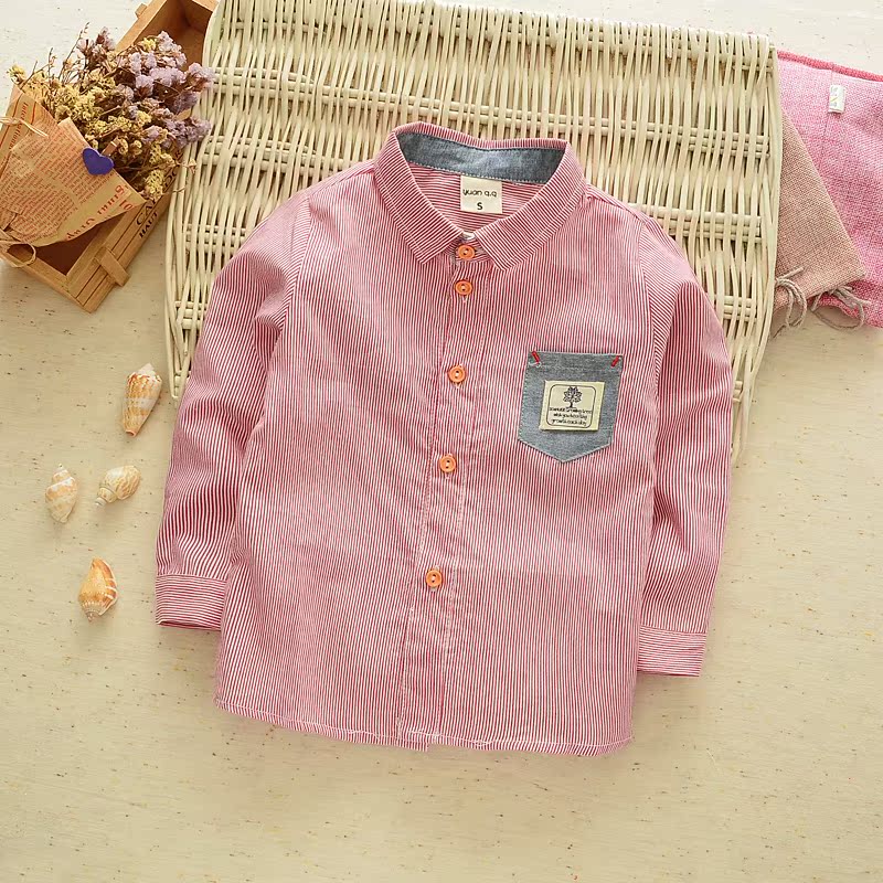 Chemise garcon à manche longue - Ref 2078392 Image 4