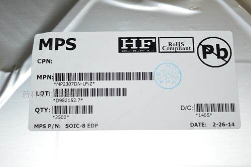 MPS代理 MP2307DN-LF-Z 原装正品 16年新货 假一赔十