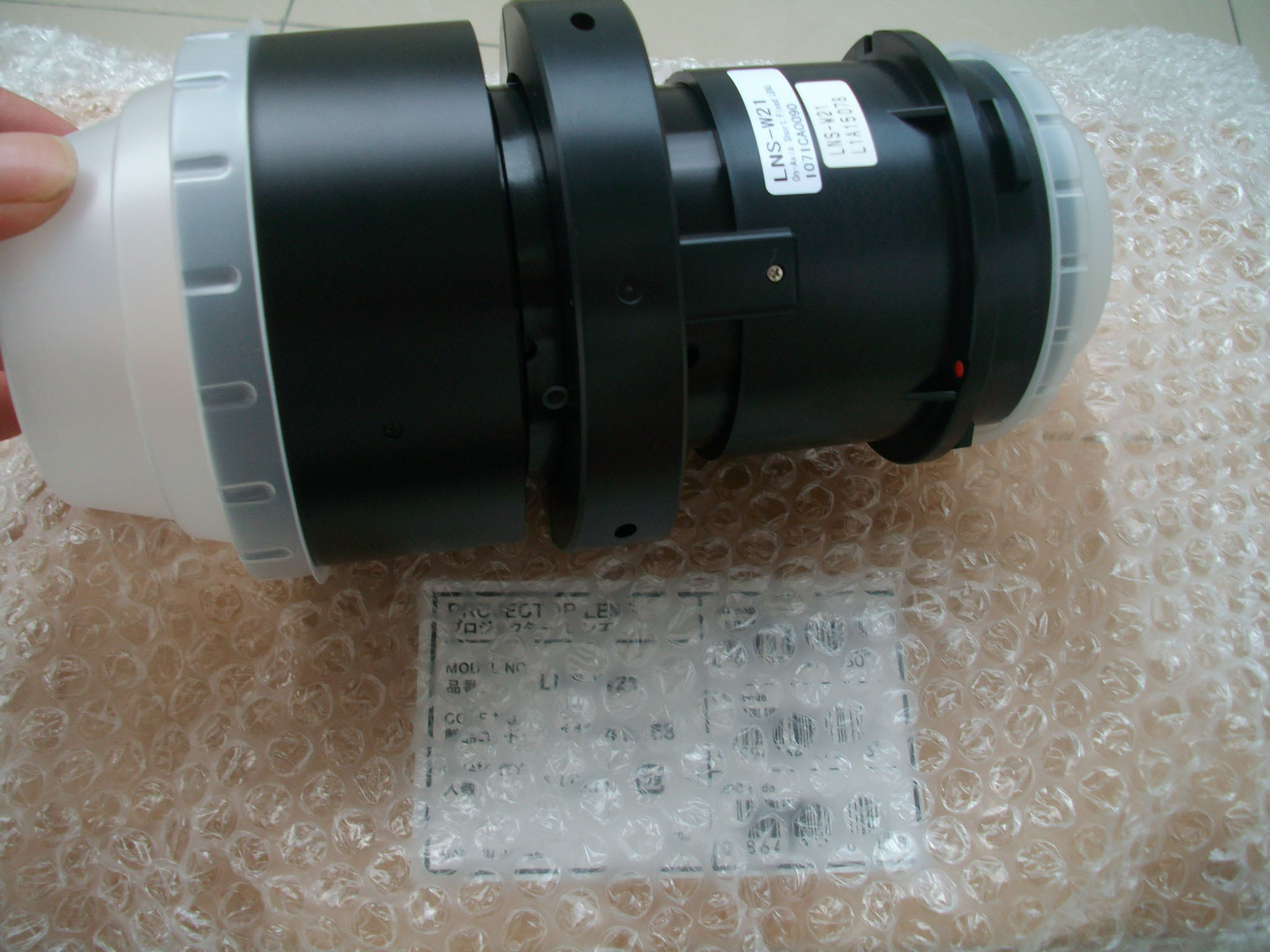 三洋投影机原装超短焦镜头 LNS-W21 适用PLC－XM1000C XM1500C