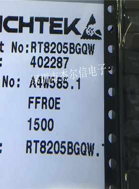 RT8205BGQW RT8205B RICHTEK 丝印CK= 进口原装现货 可直拍 出样