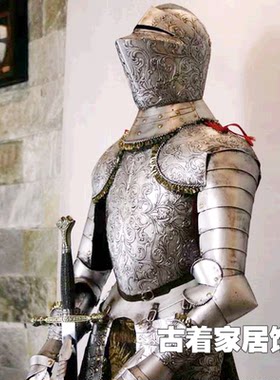 武士古罗马欧式风家居客厅摆件