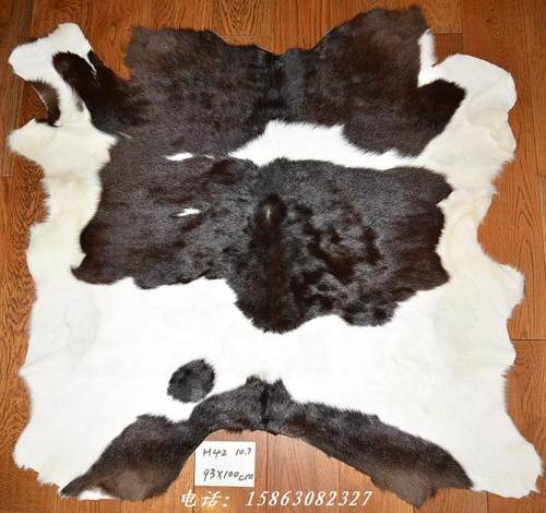 奶牛皮整张动物坐垫奶牛皮地毯
