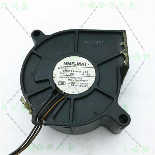 原装NMB BM6025-04W-B59 6025 12V 0.18A 投影机涡轮鼓风机风扇