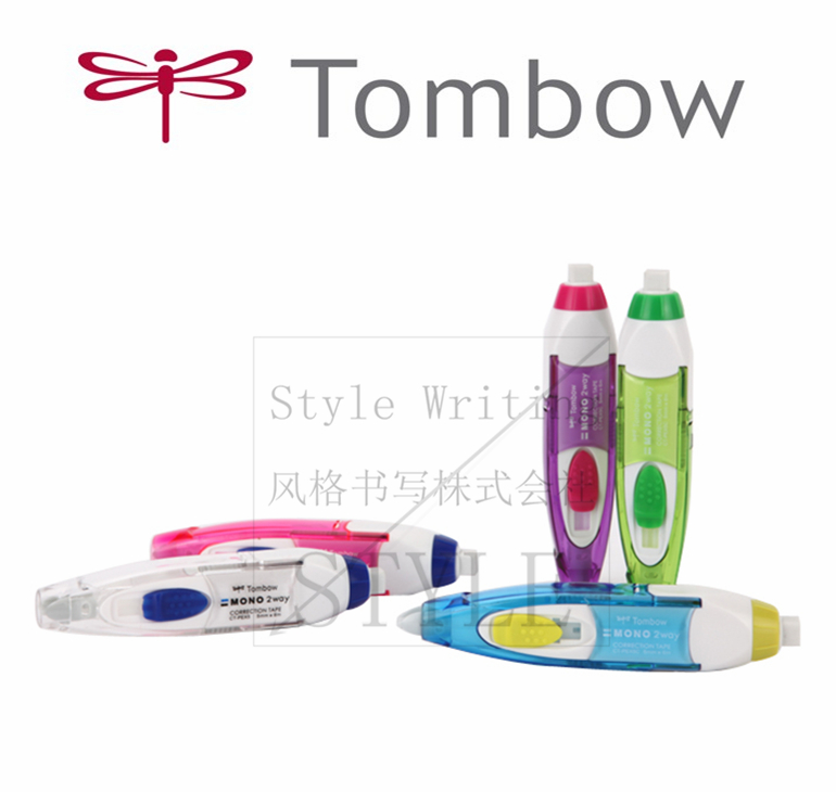日本TOMBOW蜻蜓丨CT-PEX5两用型修正带+橡皮丨2功能 可替换内芯