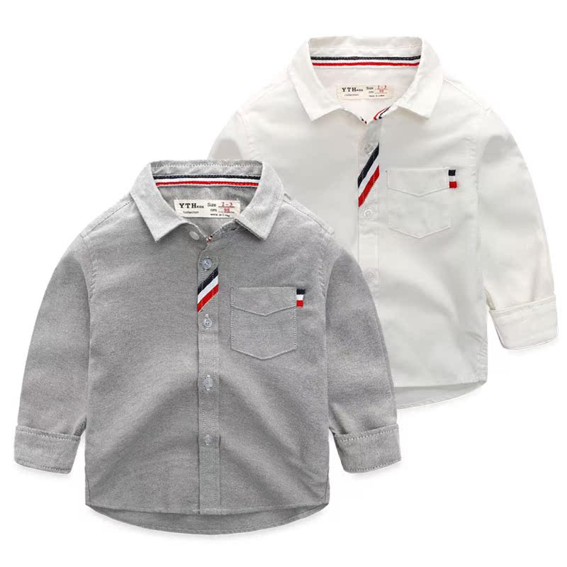 Chemise garcon à manche longue - Ref 2073799 Image 1