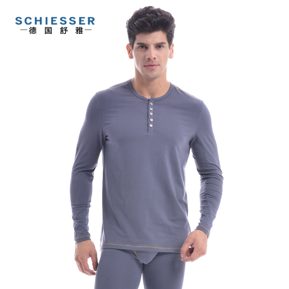Sous-vêtement chaud SCHIESSER 35/5384L, simple en coton - Ref 745732 Image 1