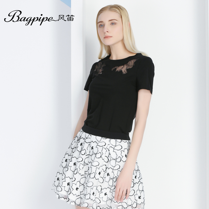 BAGPIPE\/风笛2018新款风笛女装女士短袖T恤